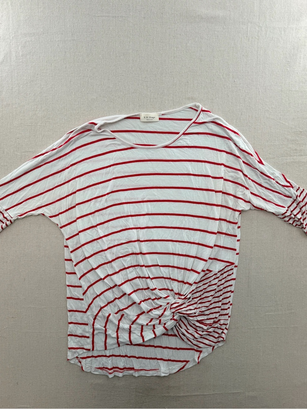 Striped Oversized Tee Shirt